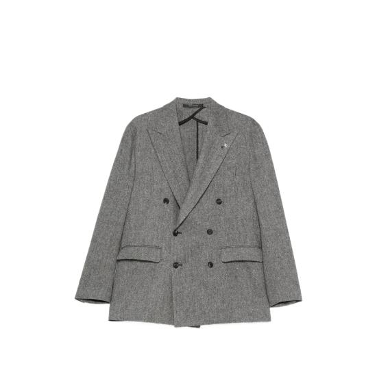 26FW 딸리아토레 수트 자켓 610017 1SNY10B N1253 BLACK WHITE