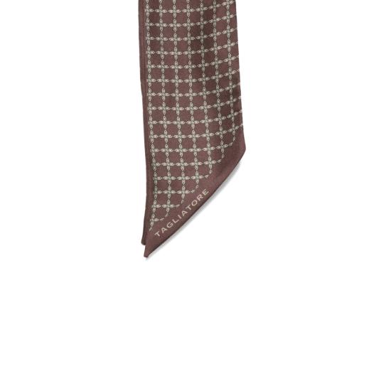 26FW 딸리아토레 머플러/스카프 NTI26 02 FOULARD8 BROWN - TAGLIATORE