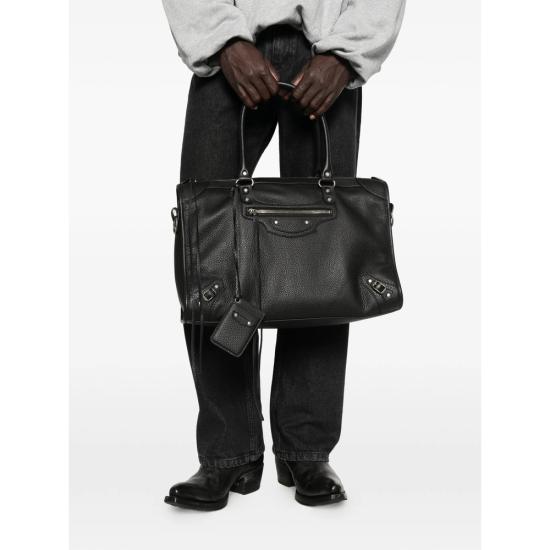26SS 발렌시아가 르 시티 비즈니스 더플백 라지 866045 2ACFO 1000 BLACK - BALENCIAGA