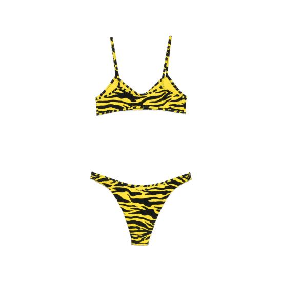 26FW 디 아티코 비키니 수영복 260WBC00012 PAA116PR 166 YELLOW BLACK - THE ATTICO