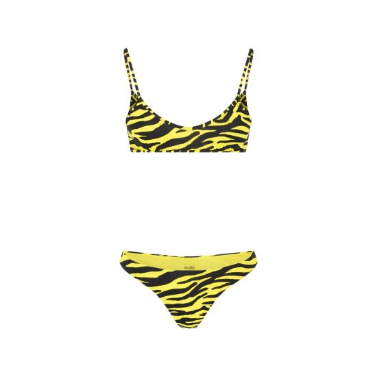 26FW 디 아티코 비키니 수영복 260WBC00012 PAA116PR 166 YELLOW BLACK