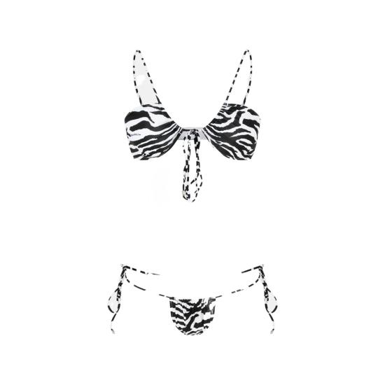 26FW 디 아티코 비키니 수영복 260WBC00013 PAA116PR 020 WHITE BLACK