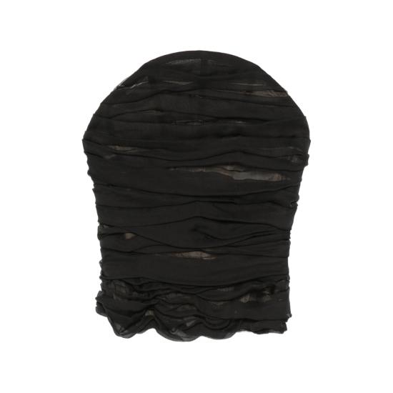 26SS 발렌시아가 민소매 티셔츠 872530 TUN28 1000 BLACK