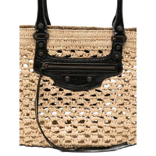26SS 발렌시아가 르 시티 미디엄 바스켓 백 866501 2ACGC 9260 NEUTRALS - BALENCIAGA