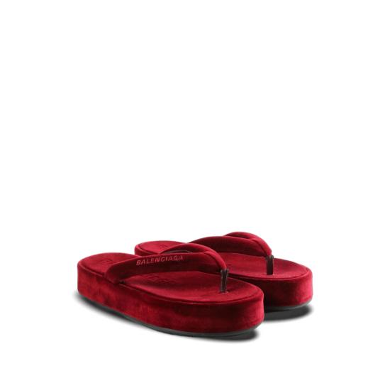 26SS 발렌시아가 제트 랙 통 슬라이드 869749 WCDQ0 6541 RED - BALENCIAGA