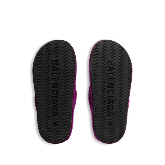 26SS 발렌시아가 제트 랙 통 슬라이드 869749 WCDQ0 5590 PURPLE - BALENCIAGA