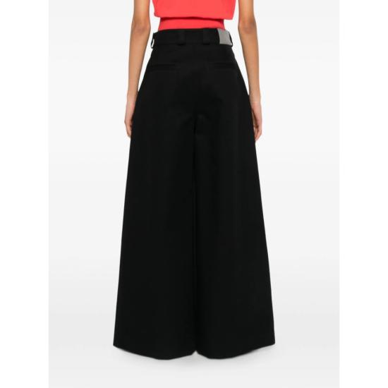 26SS 발렌시아가 스트레이트 팬츠 872314 TUP14 1000 BLACK - BALENCIAGA