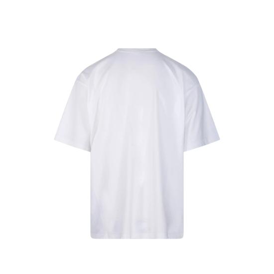 26SS 발렌시아가 반팔 티셔츠 764235 TUVI6 9000 WHITE BLACK - BALENCIAGA
