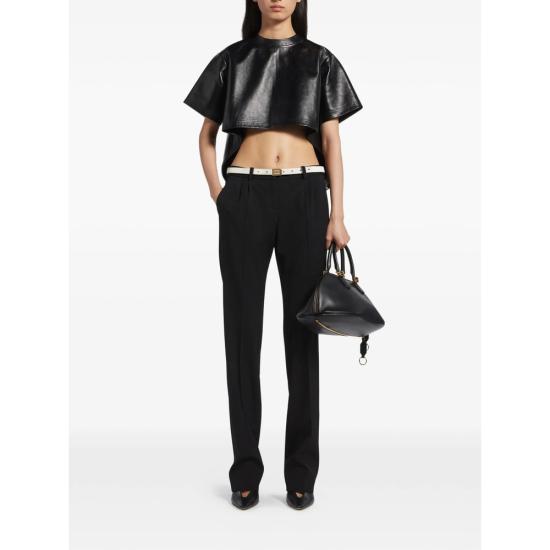 26SS 발렌시아가 스트레이트 팬츠 872125 TJT21 1000 BLACK - BALENCIAGA