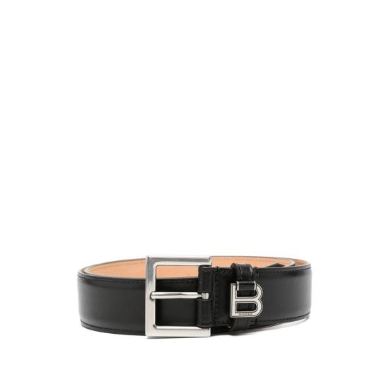26SS 발렌시아가 가죽 벨트 867499 2ACI5 1000 BLACK