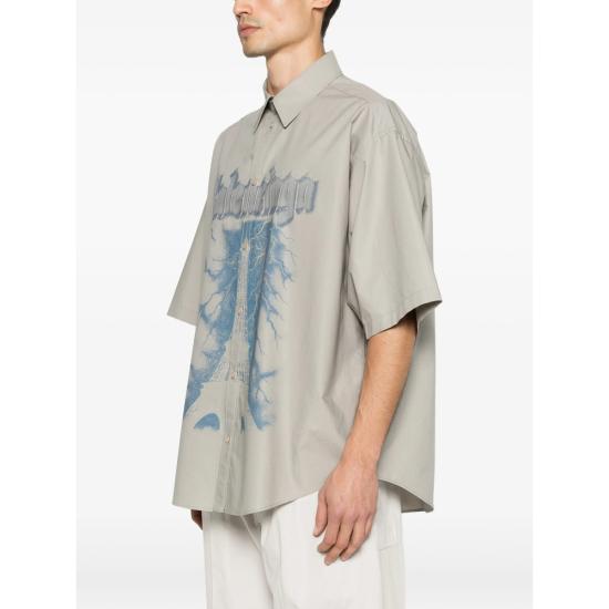 26SS 발렌시아가 반팔 셔츠 869793 TRM28 2967 GREY - BALENCIAGA
