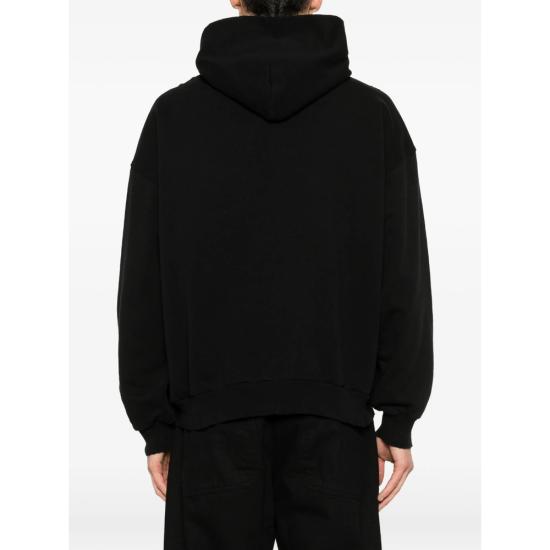 26SS 발렌시아가 후드 티셔츠 871956 TUVI9 1000 BLACK - BALENCIAGA