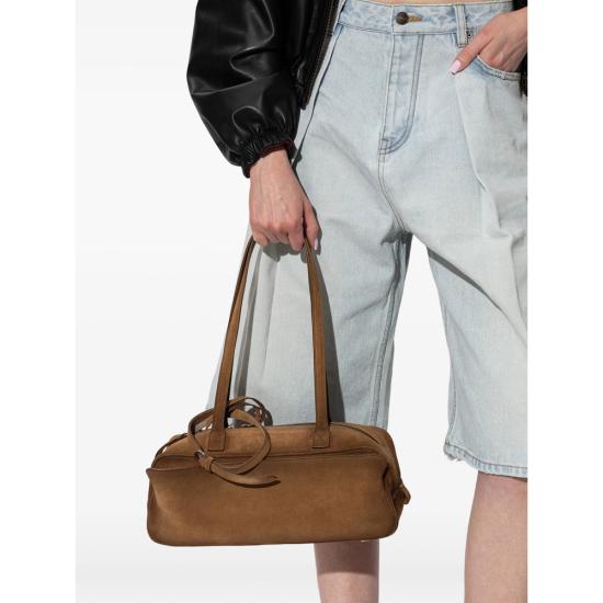 26SS 발렌시아가 캐리 볼링백 스몰 832920 2AB9G 2533 BROWN - BALENCIAGA