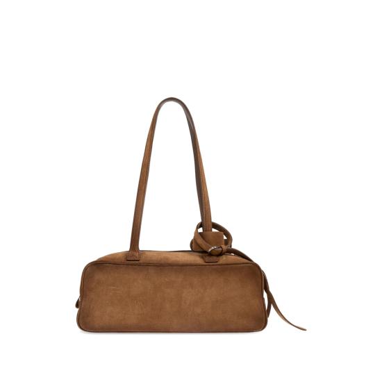 26SS 발렌시아가 캐리 볼링백 스몰 832920 2AB9G 2533 BROWN - BALENCIAGA