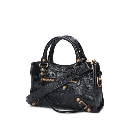26SS 발렌시아가 르 시티 미니백 806395 210F6 1000 BLACK - BALENCIAGA
