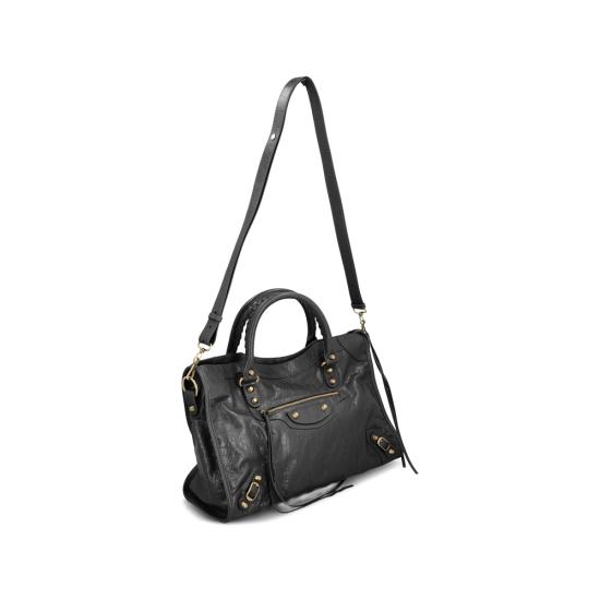 26SS 발렌시아가 르 시티 미디움 백 823058 210F6 1000 BLACK - BALENCIAGA
