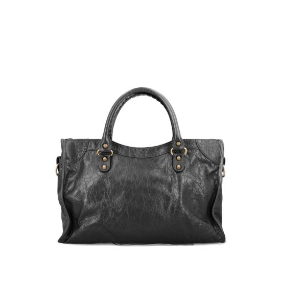 26SS 발렌시아가 르 시티 미디움 백 823058 210F6 1000 BLACK - BALENCIAGA