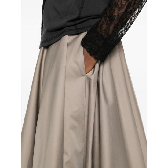 26SS 발렌시아가 미디 스커트 872332 TSP13 9509 NEUTRALS - BALENCIAGA