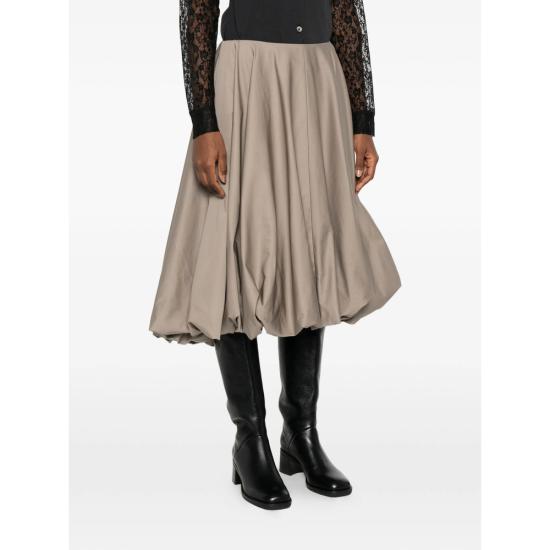 26SS 발렌시아가 미디 스커트 872332 TSP13 9509 NEUTRALS - BALENCIAGA