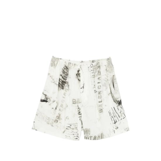26SS 발렌시아가 숏팬츠 850715 TTL78 1240 GREY