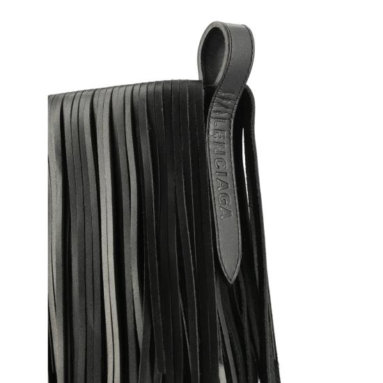 26SS 발렌시아가 애비뉴 프린지 부티 855350 WBDO0 1000 BLACK - BALENCIAGA