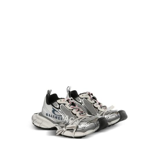 26SS 발렌시아가 3xl 스플릿 로고 스니커즈 840090 W3XSG 9239 WHITE GREY - BALENCIAGA