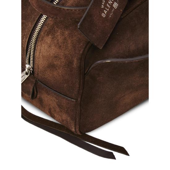 26SS 발렌시아가 캐리 볼링백 스몰 832920 2AB9G 2308 BROWN - BALENCIAGA