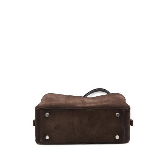 26SS 발렌시아가 캐리 볼링백 스몰 832920 2AB9G 2308 BROWN - BALENCIAGA