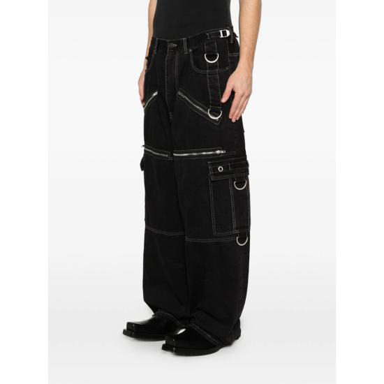 26SS 발렌시아가 데님 팬츠 857225 TQW54 1071 BLACK - BALENCIAGA