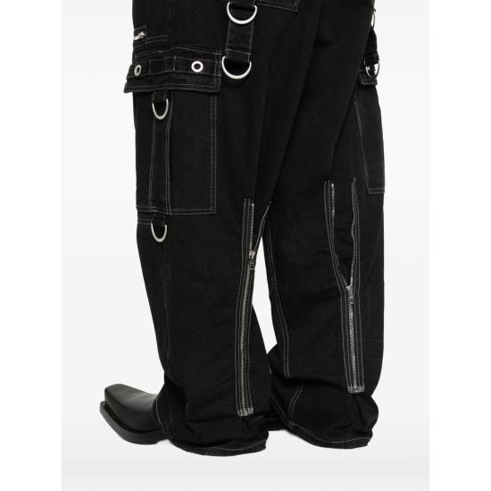 26SS 발렌시아가 데님 팬츠 857225 TQW54 1071 BLACK - BALENCIAGA