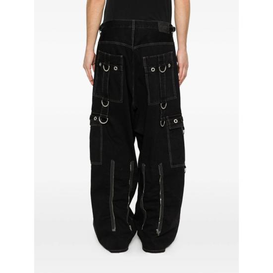 26SS 발렌시아가 데님 팬츠 857225 TQW54 1071 BLACK - BALENCIAGA