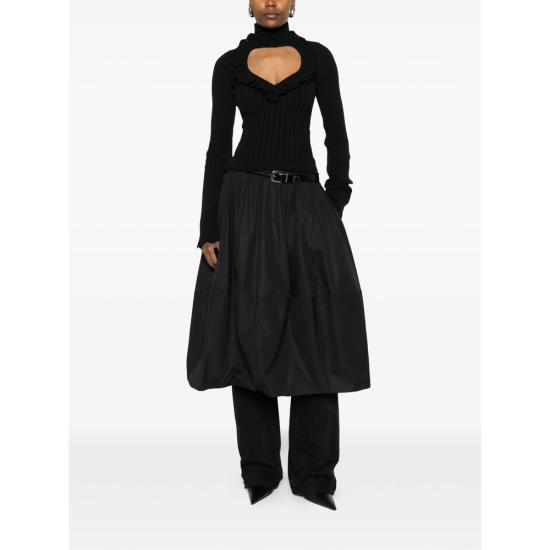 26SS 발렌시아가 긴팔 티셔츠 857209 T3426 1000 BLACK - BALENCIAGA