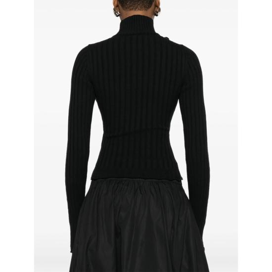 26SS 발렌시아가 긴팔 티셔츠 857209 T3426 1000 BLACK - BALENCIAGA