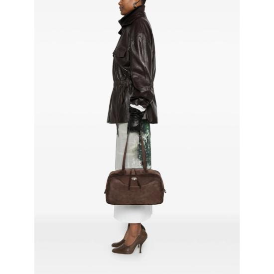 26SS 발렌시아가 캐리 볼링백 826425 2AB9G 2308 BROWN - BALENCIAGA