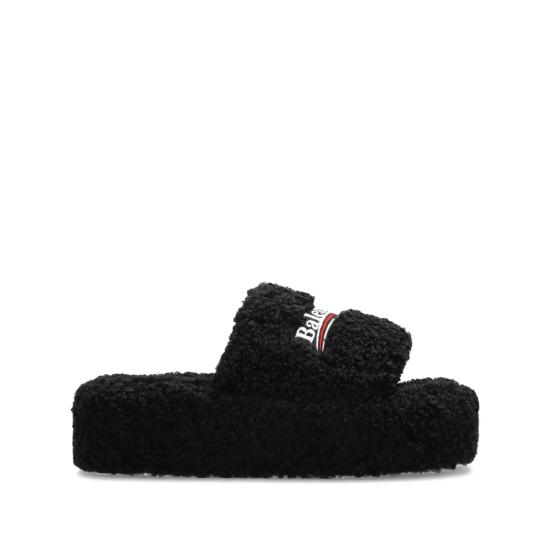 26FW 발렌시아가 퍼리 플랫폼 슬라이더 762826 W14C2 1096