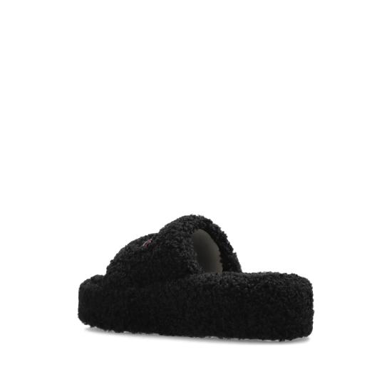 26FW 발렌시아가 퍼리 플랫폼 슬라이더 762826 W14C2 1096 - BALENCIAGA