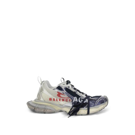 26SS 발렌시아가 3xl 스플릿 로고 스니커즈 840090 W3XSG 9161 GREY BLUE