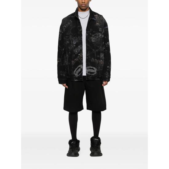 26SS 발렌시아가 오버사이즈 재킷 857181 TTWA8 1037 BLACK - BALENCIAGA