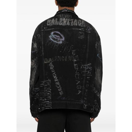 26SS 발렌시아가 오버사이즈 재킷 857181 TTWA8 1037 BLACK - BALENCIAGA