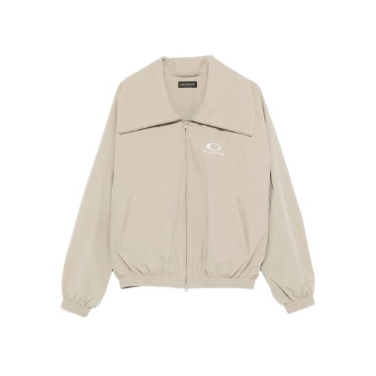 26SS 발렌시아가 루프 스포츠 아이콘 로고 트랙 수트 자켓 857673 TRO31 9577 NEUTRALS