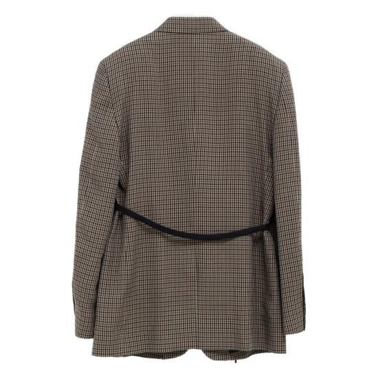 26SS 발렌시아가 랩 테일러드 재킷 857365 TTO38 2866 NEUTRALS BROWN - BALENCIAGA