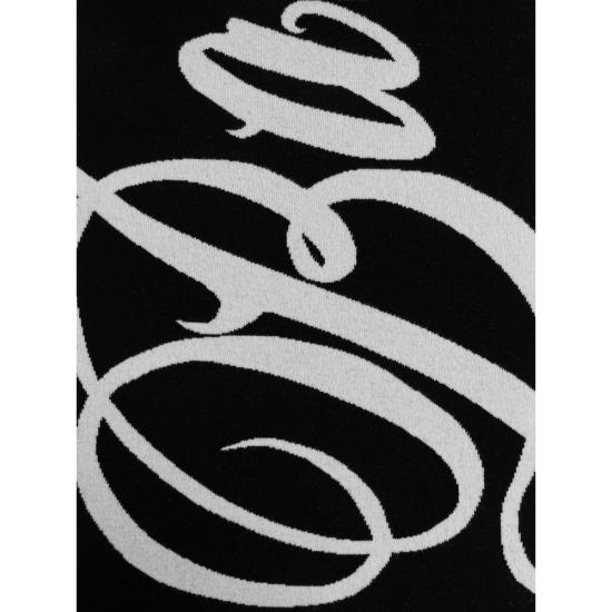 26SS 발렌시아가 머플러/스카프 856735 T1775 1070 BLACK WHITE - BALENCIAGA