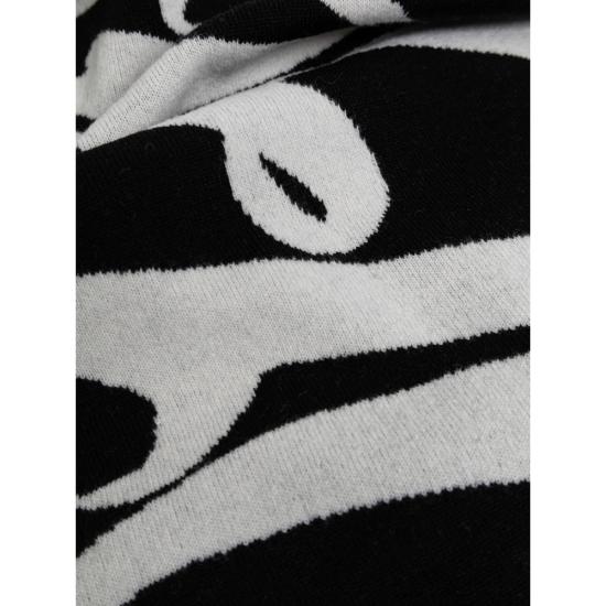 26SS 발렌시아가 머플러/스카프 856735 T1775 1070 BLACK WHITE - BALENCIAGA