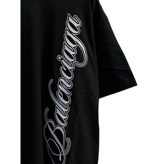 26SS 발렌시아가 반팔 티셔츠 764235 TTVM7 6552 BLACK - BALENCIAGA