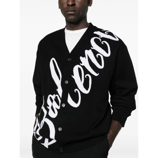 26SS 발렌시아가 가디건 856729 T3438 1070 BLACK WHITE - BALENCIAGA