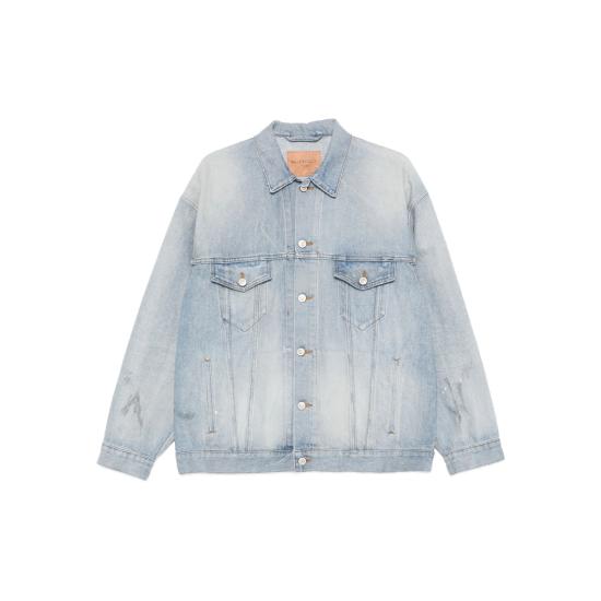 26SS 발렌시아가 레귤러 핏 데님 재킷 861410 TTWB1 4009 BLUE