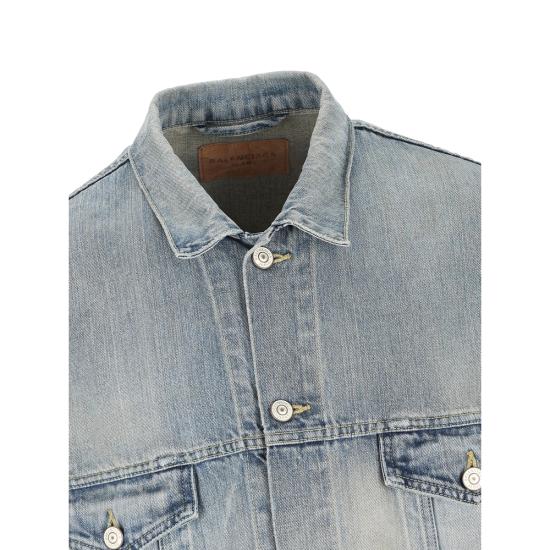 26SS 발렌시아가 레귤러 핏 재킷 857179 TQW55 2632 BLUE - BALENCIAGA