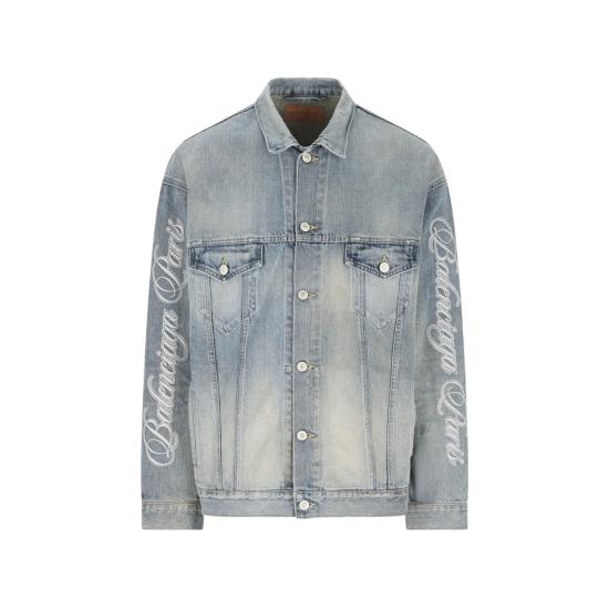 26SS 발렌시아가 레귤러 핏 재킷 857179 TQW55 2632 BLUE