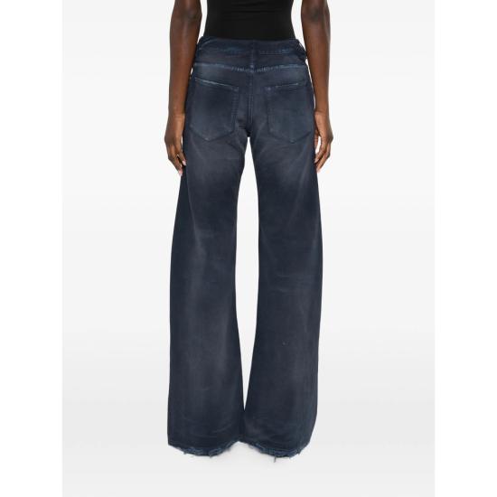 26SS 발렌시아가 커브드 Waist 팬츠 848019 TTW64 8074 BLUE - BALENCIAGA