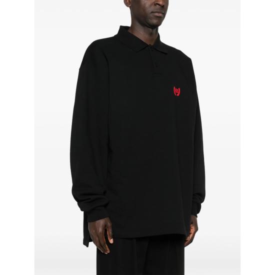 26SS 발렌시아가 폴로 티셔츠 862371 TSVC6 1000 BLACK - BALENCIAGA